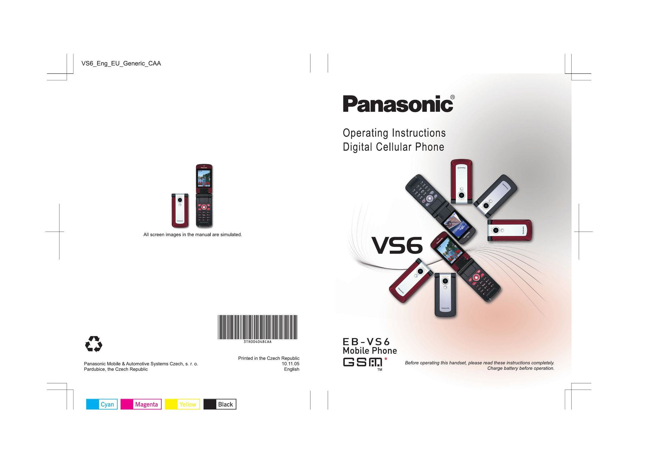 Panasonic EB-VS6 Cell Phone User Manual
