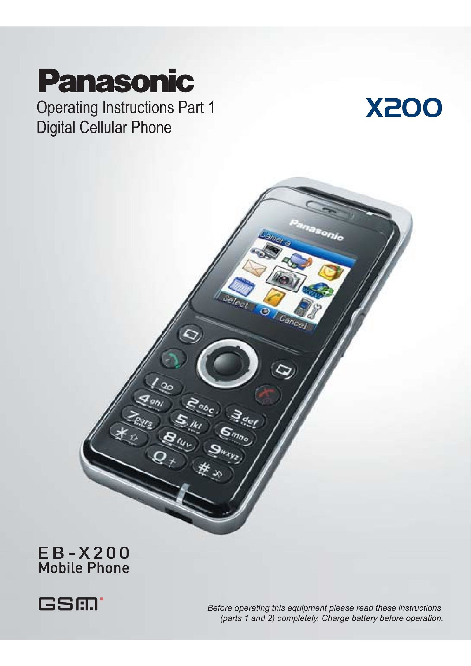 Panasonic EB-X200 Cell Phone User Manual