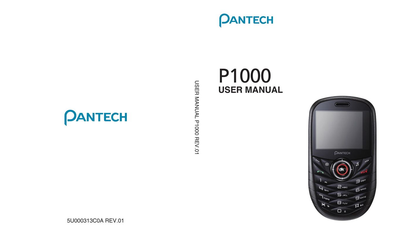 Pantech P1000 Cell Phone User Manual