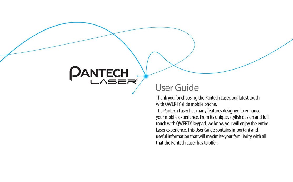 Pantech P9050 Cell Phone User Manual