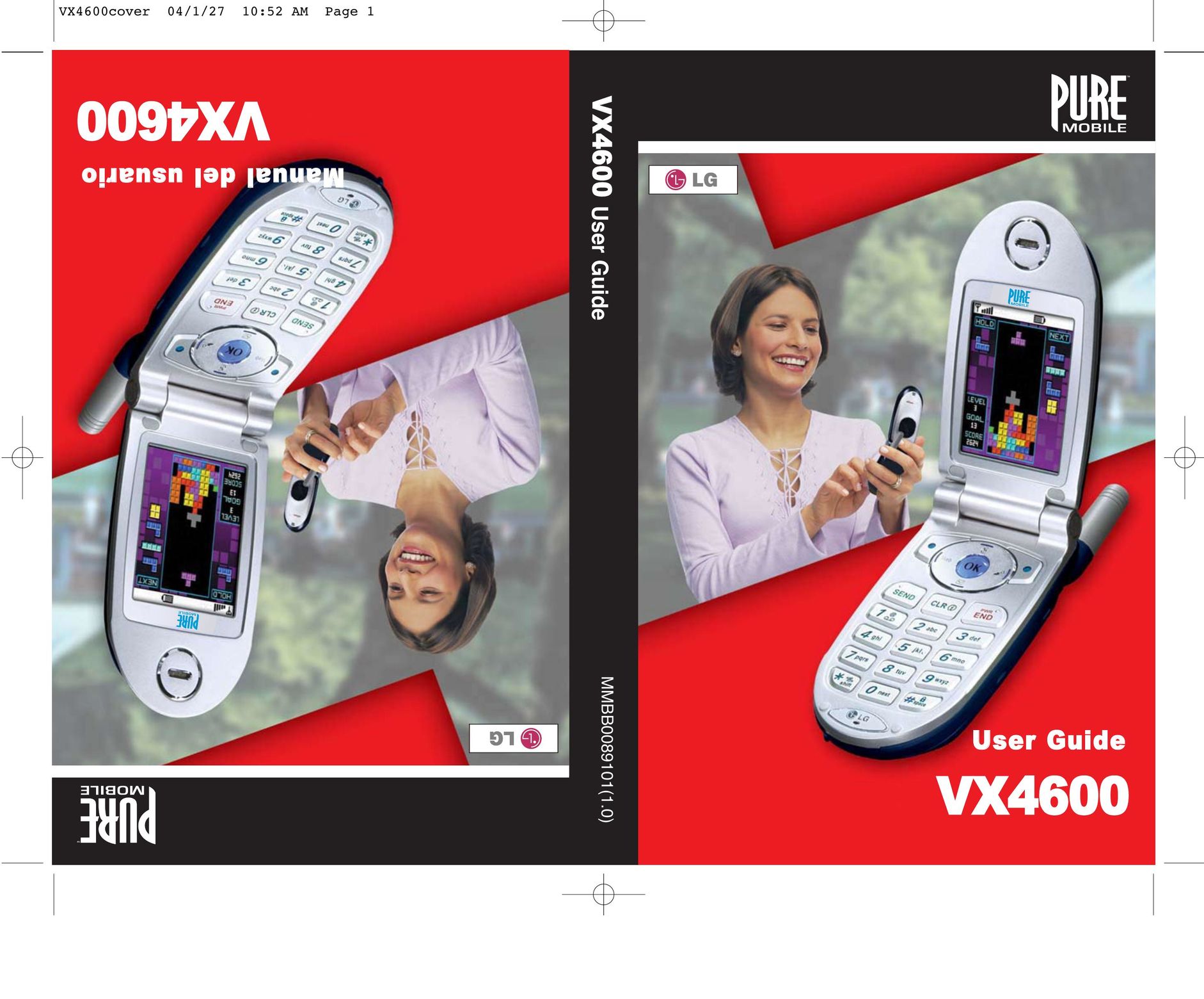 Pure Digital VX4600 Cell Phone User Manual