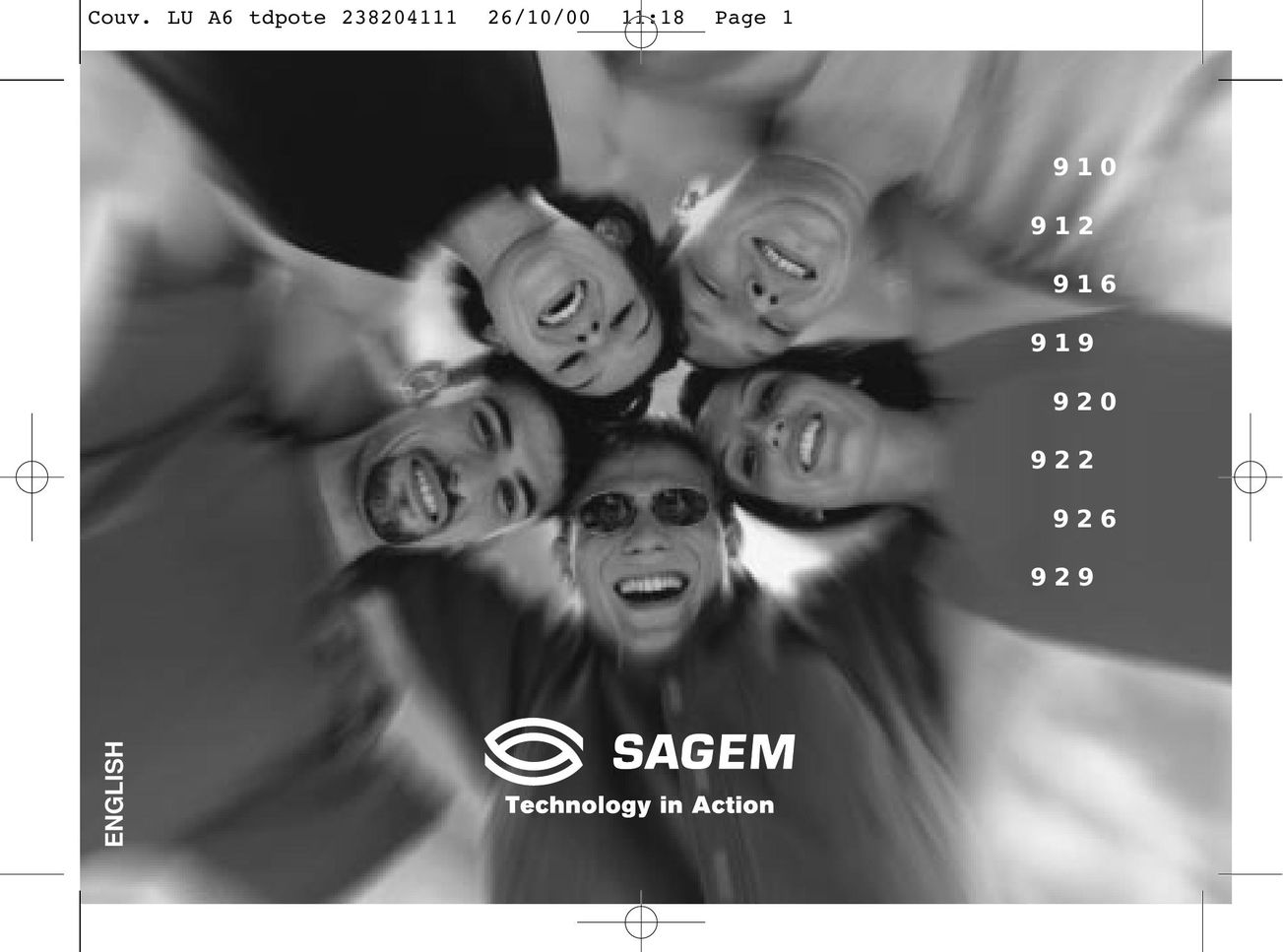 Sagem 929 Cell Phone User Manual