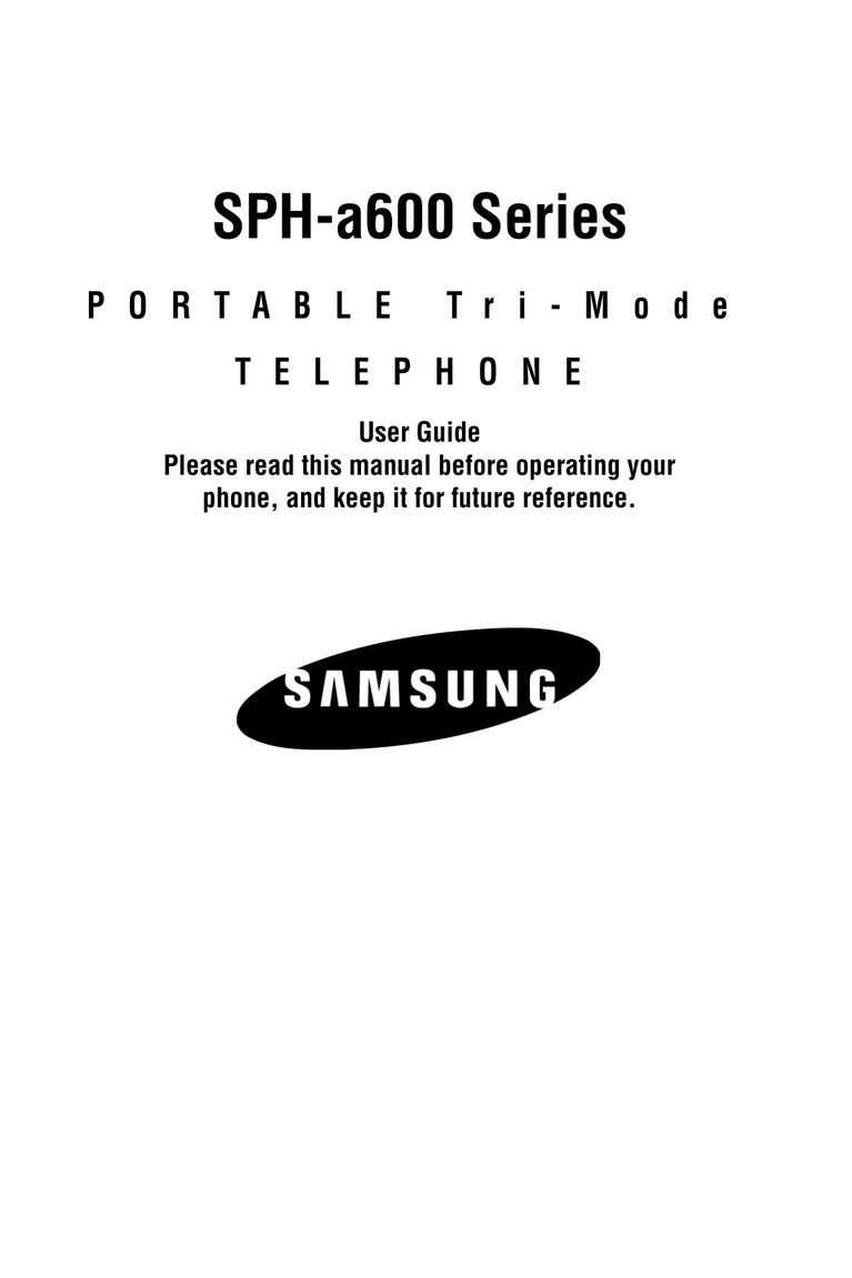 Samsung 0031016082329234 Cell Phone User Manual