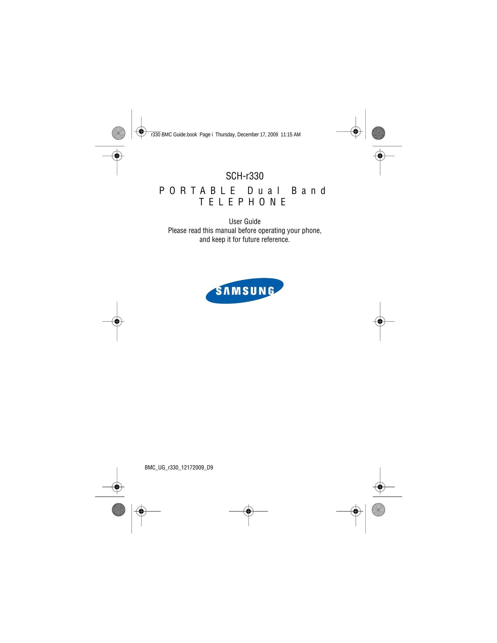 Samsung 12172009 Cell Phone User Manual