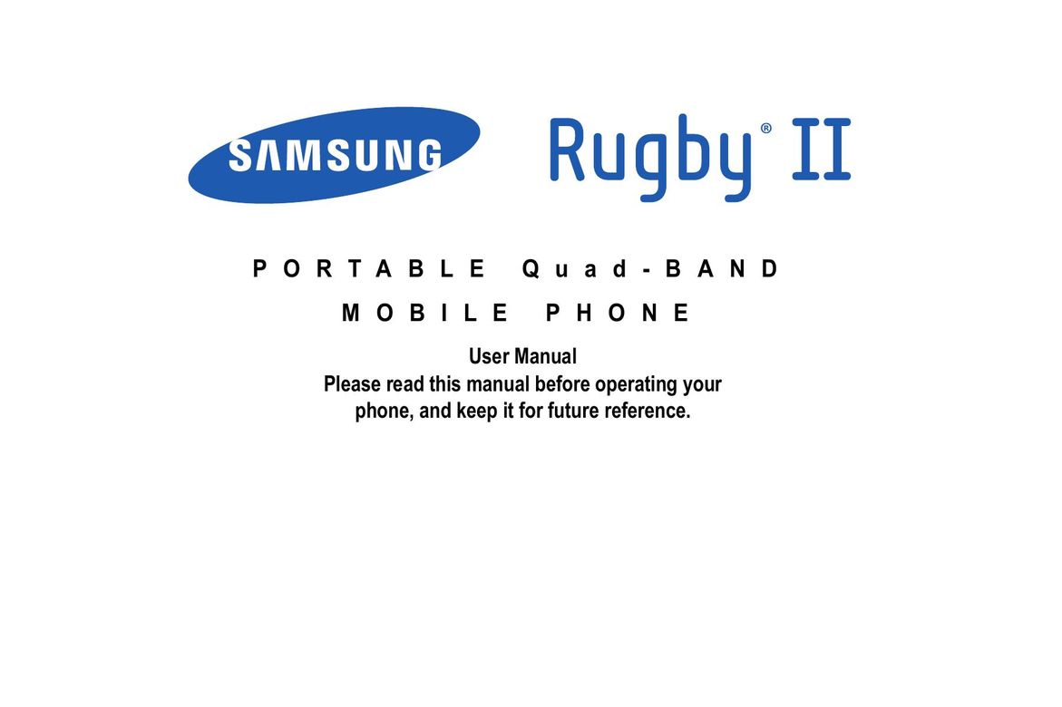 Samsung 4180 Cell Phone User Manual