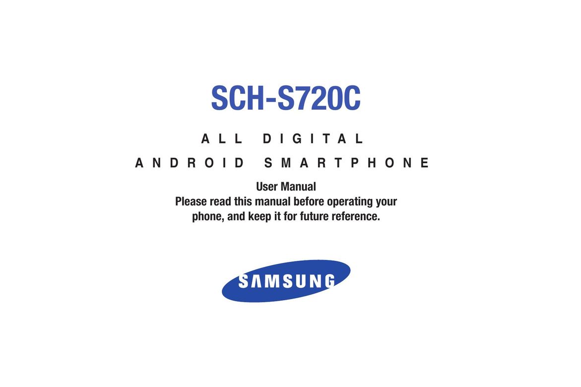 Samsung 616960034285 Cell Phone User Manual