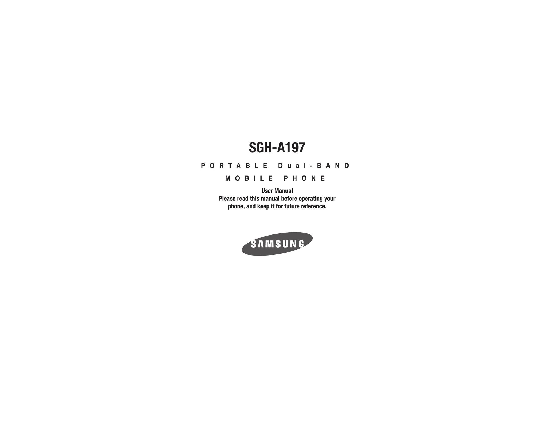 Samsung A197 Cell Phone User Manual