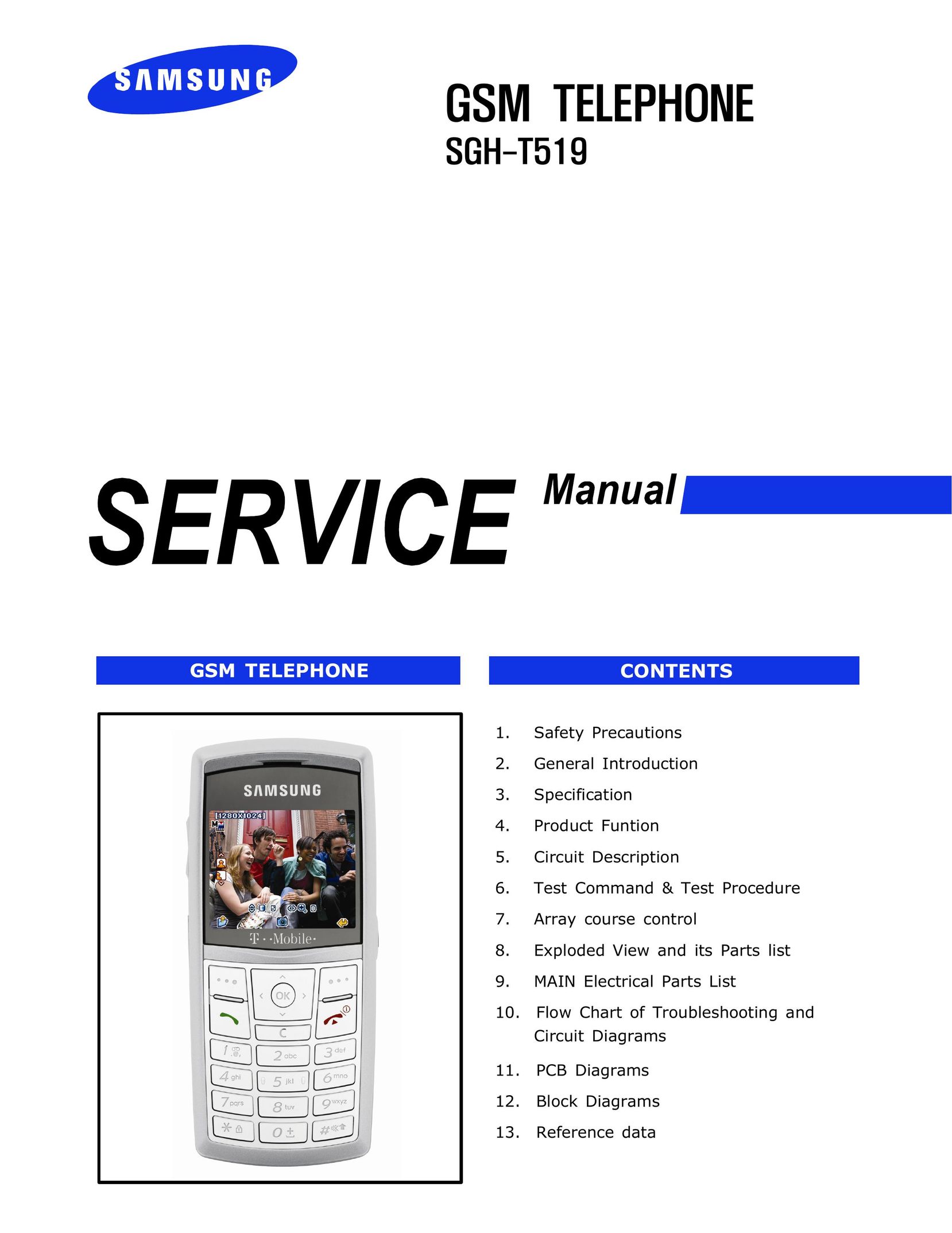 Sharp SGH-T519 Cell Phone User Manual