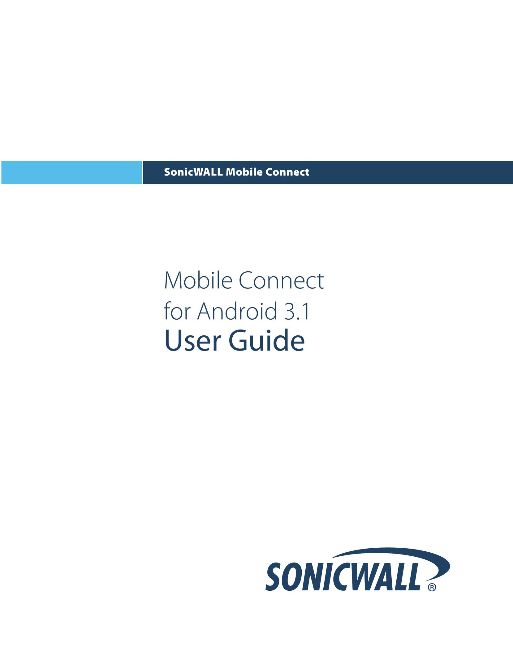 SonicWALL P/N 232-002603-00 Cell Phone User Manual