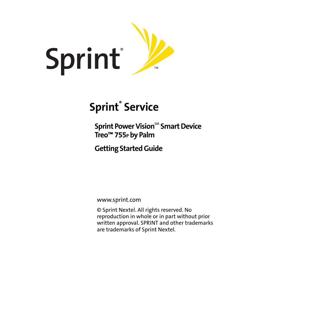 Sprint Nextel 755P Cell Phone User Manual