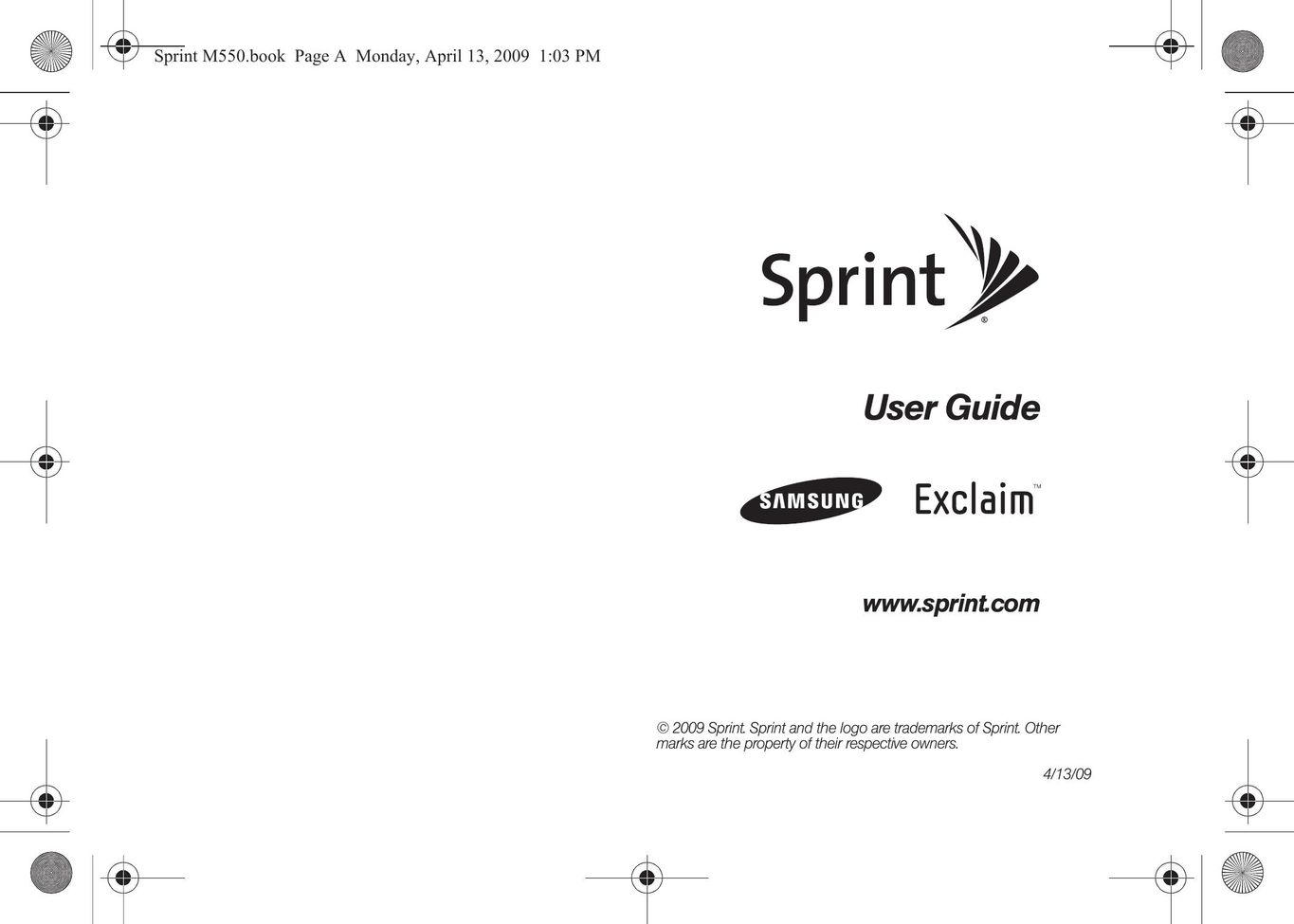 Sprint Nextel EPL-7500 Cell Phone User Manual