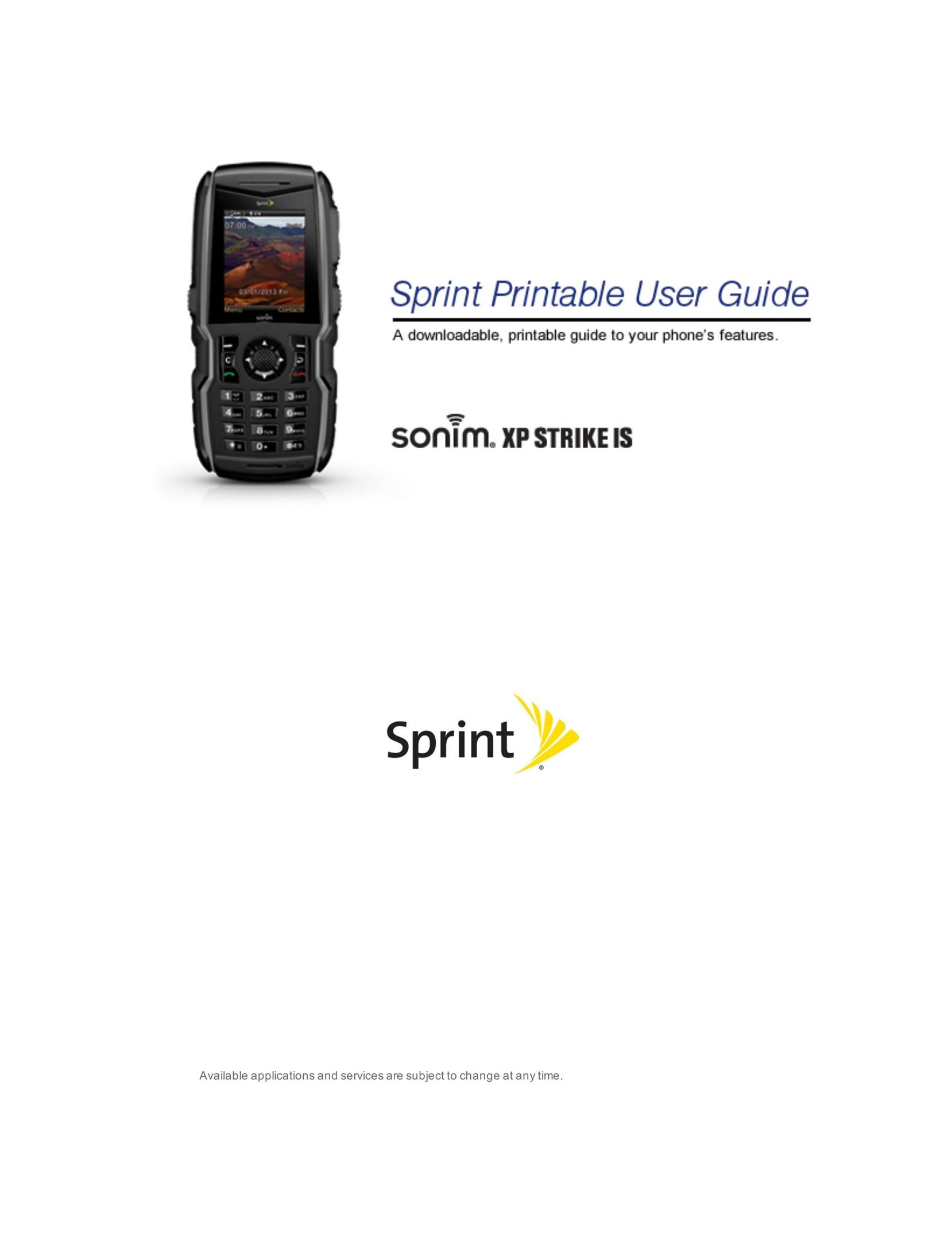 Sprint Nextel IS Cell Phone User Manual