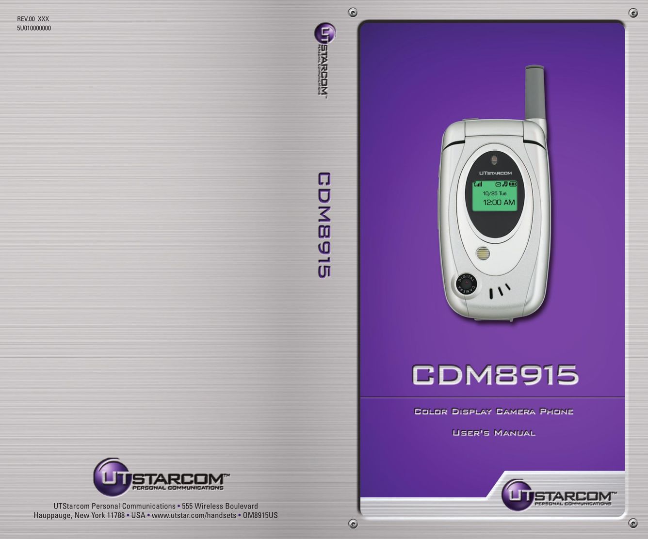 UTStarcom CDM8915 Cell Phone User Manual