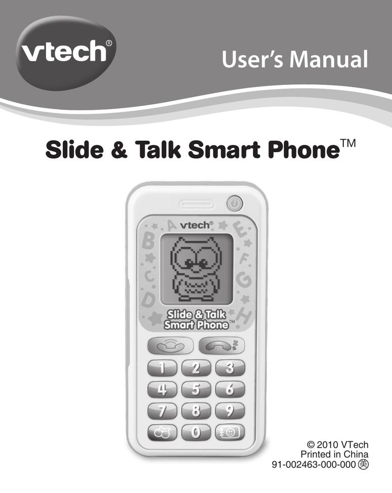 VTech 91-002463-000-000 Cell Phone User Manual