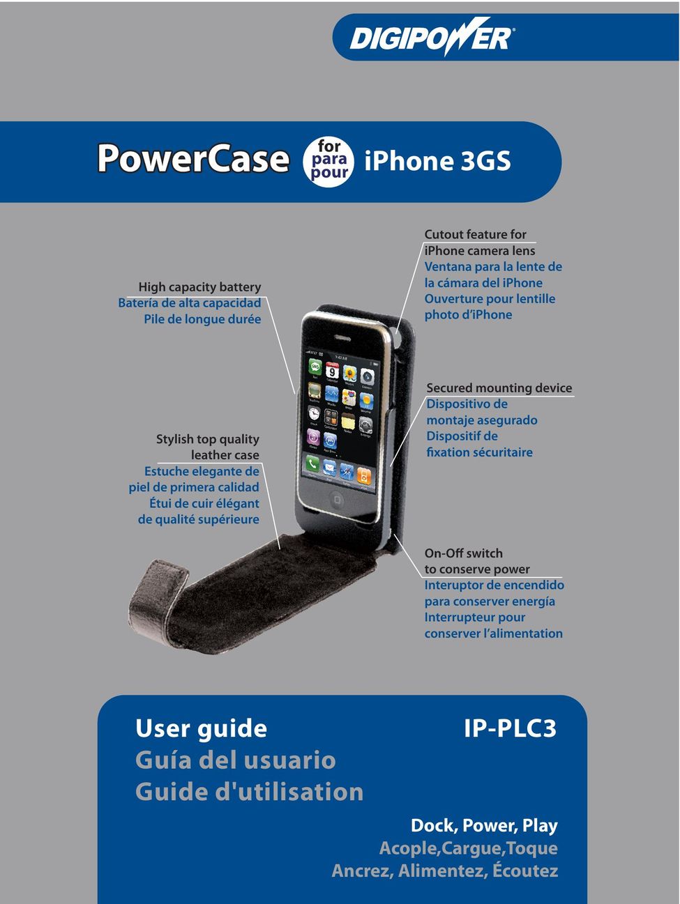 DigiPower IP-PLC3 Cell Phone Accessories User Manual