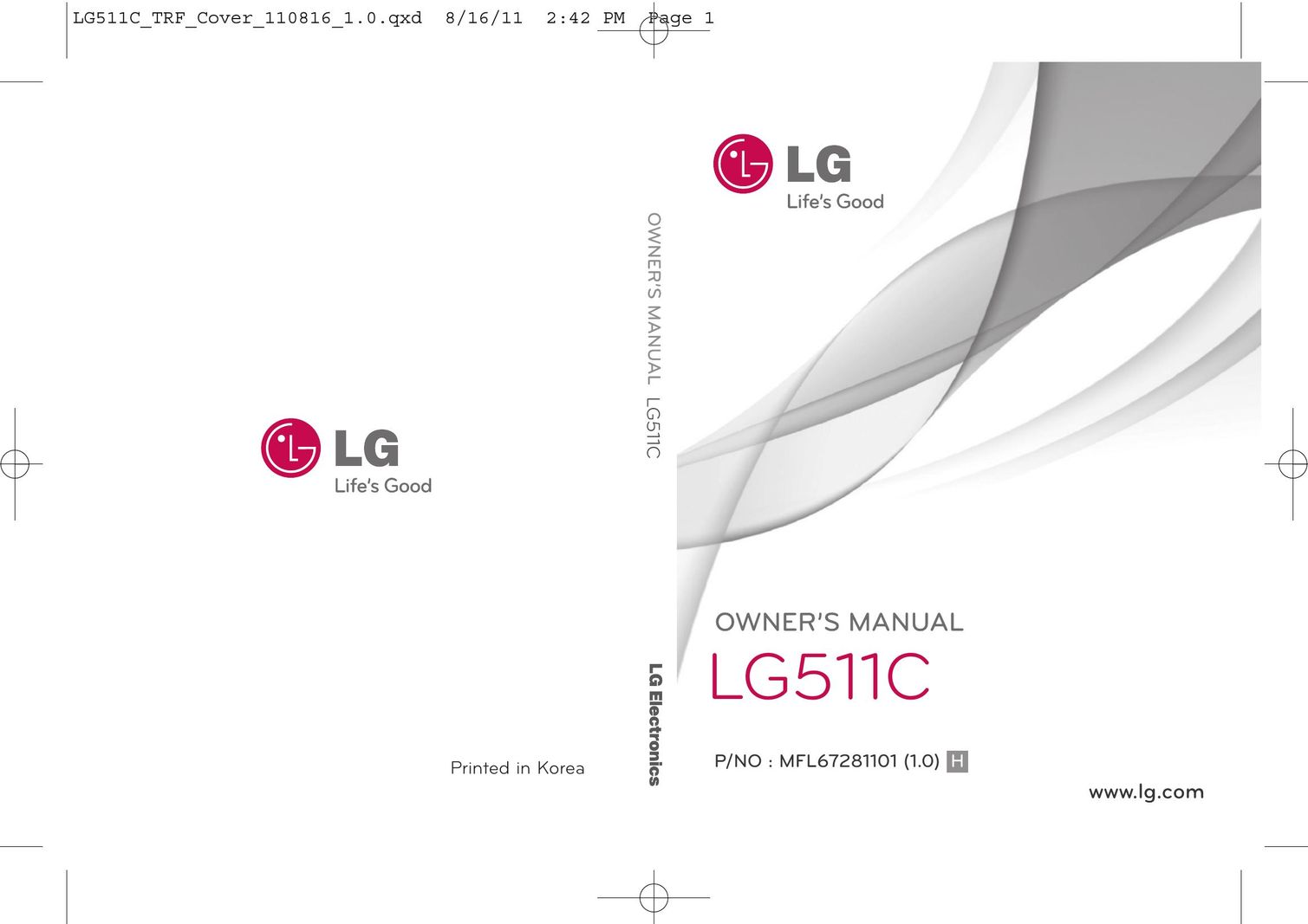 LG Electronics LG511C Cell Phone Accessories User Manual