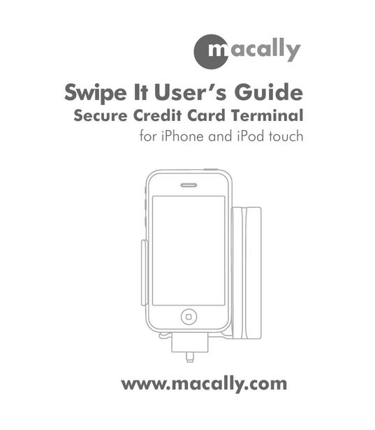 Macally SWIPEIT Cell Phone Accessories User Manual