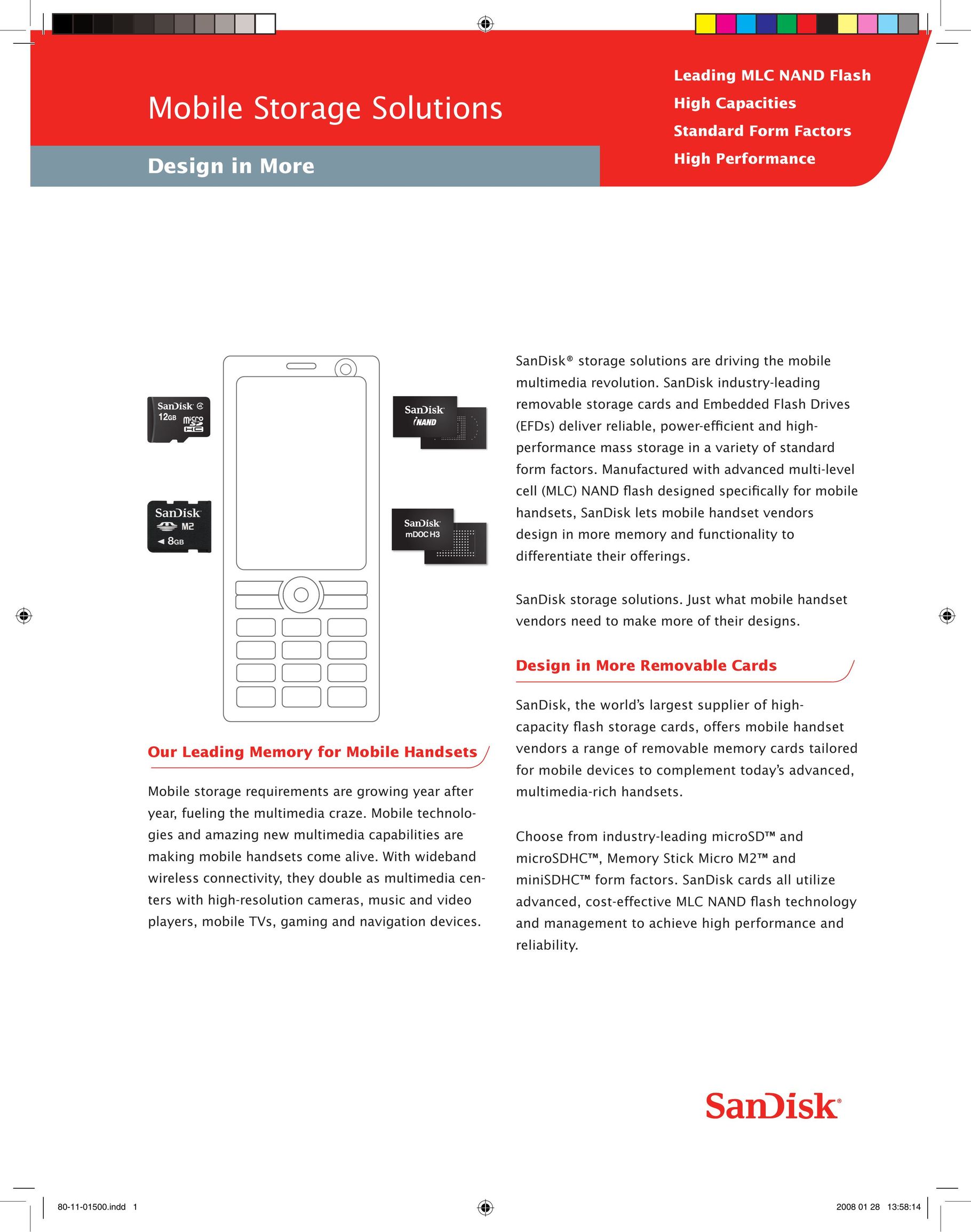 SanDisk miniSDHC Cell Phone Accessories User Manual