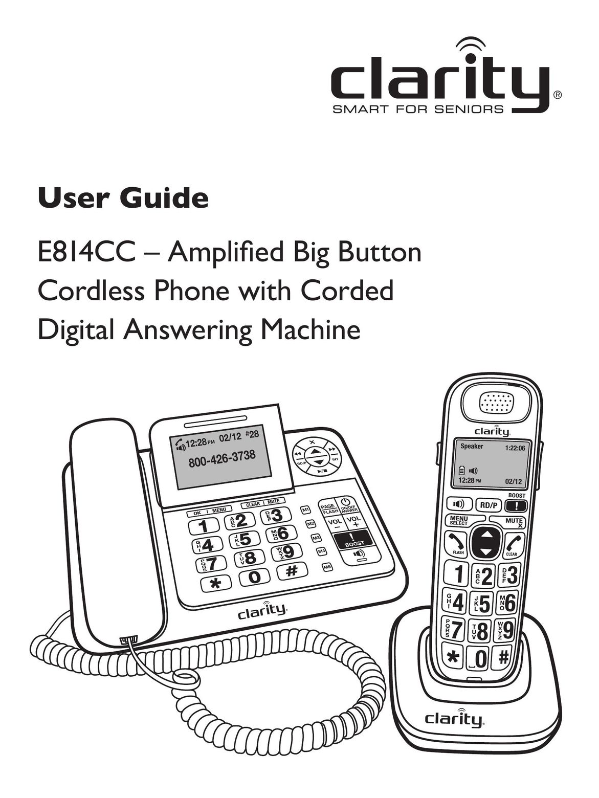 Clarity E814CC Amplified Phone User Manual