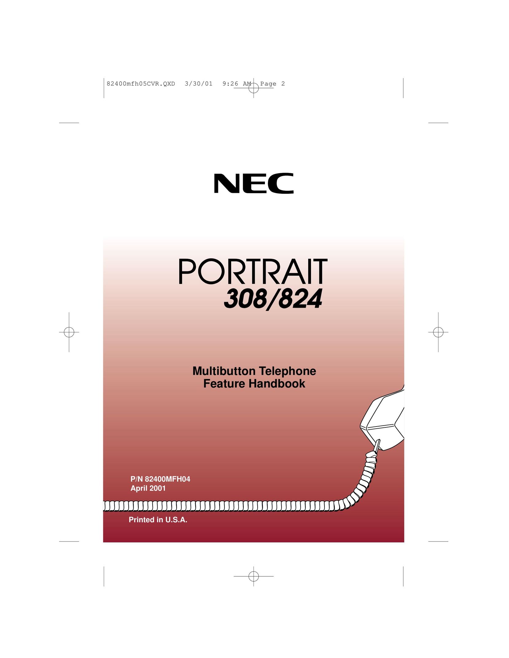 NEC 308 Amplified Phone User Manual