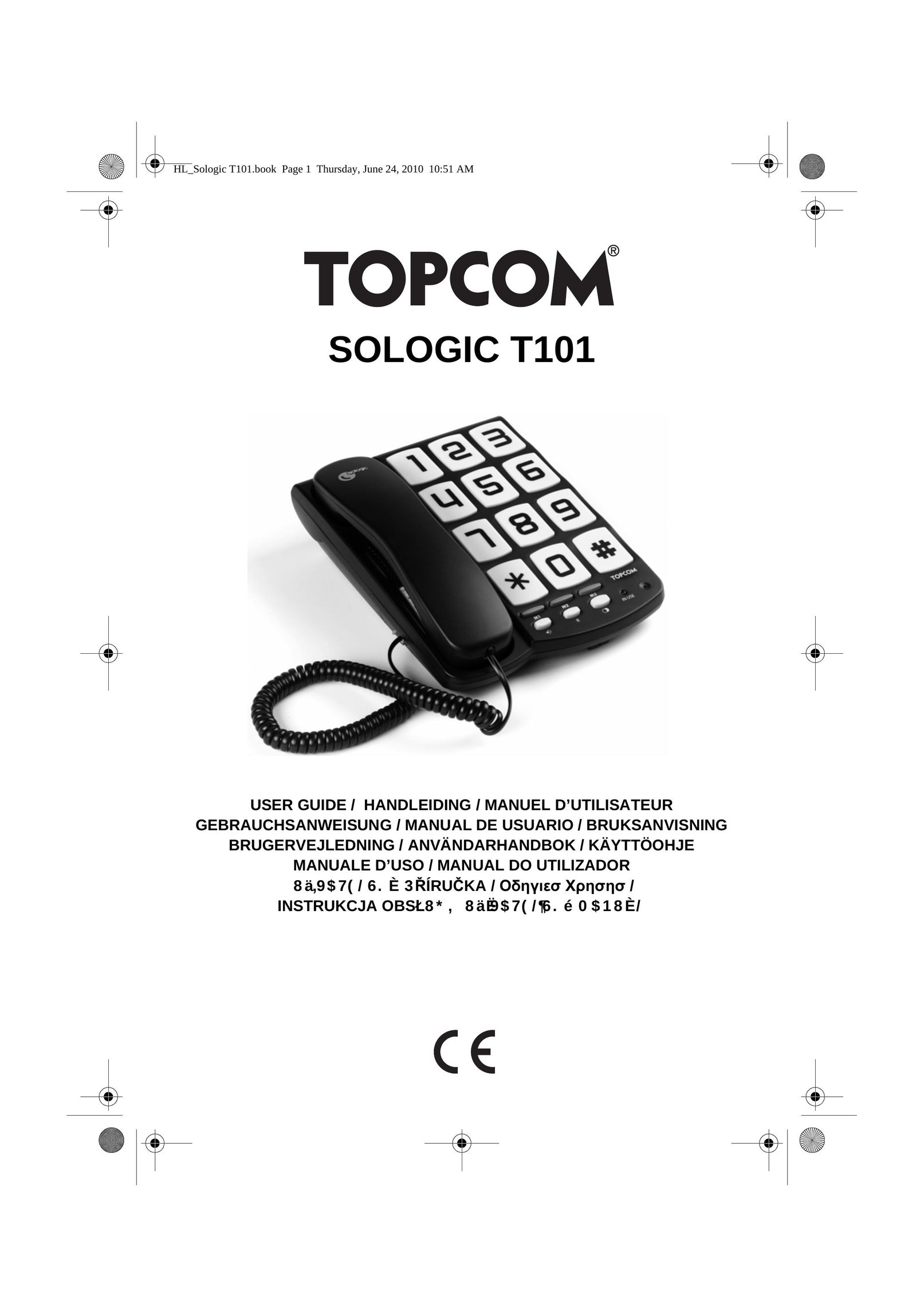 Topcom T101 Amplified Phone User Manual