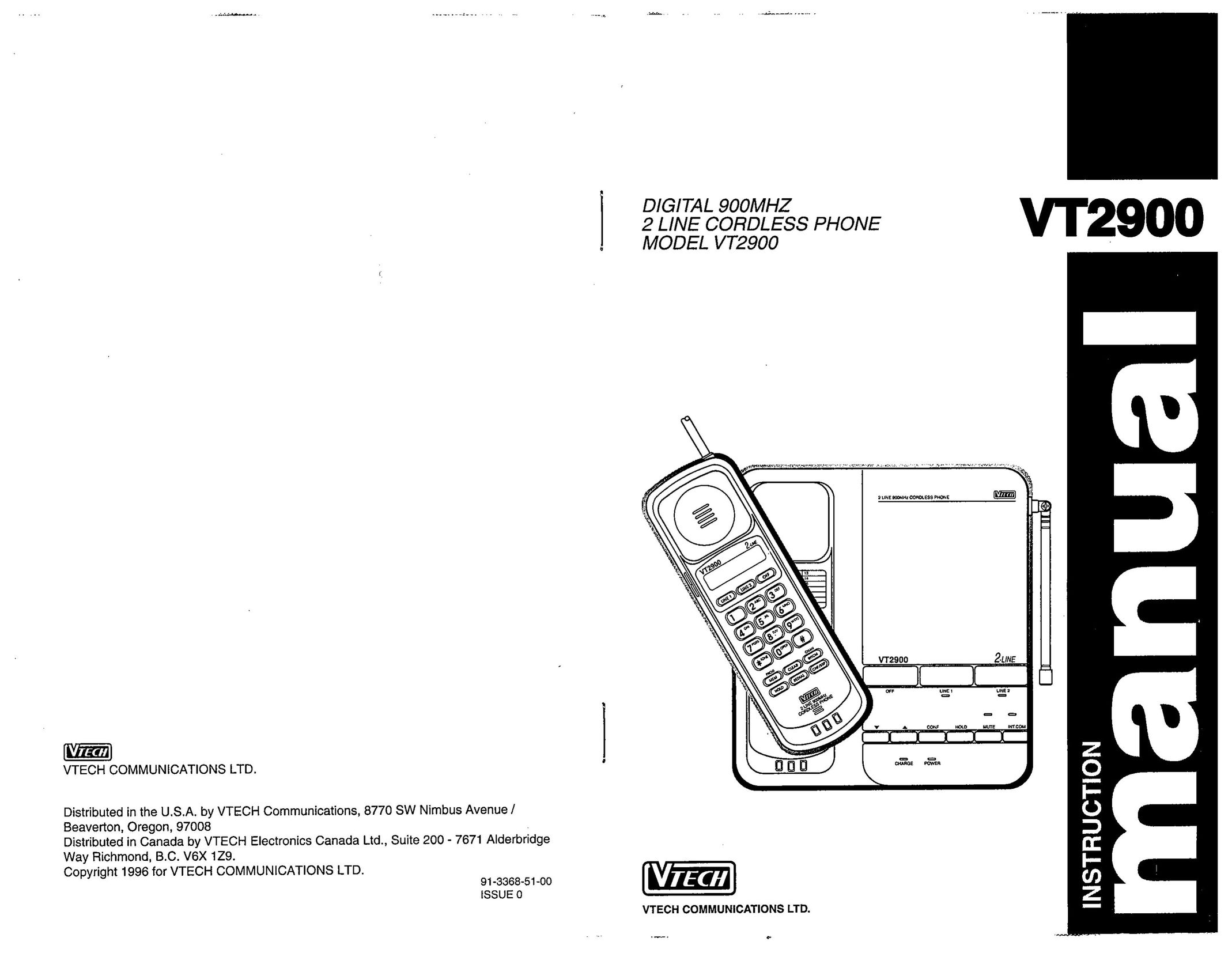 VTech VT2900 Amplified Phone User Manual