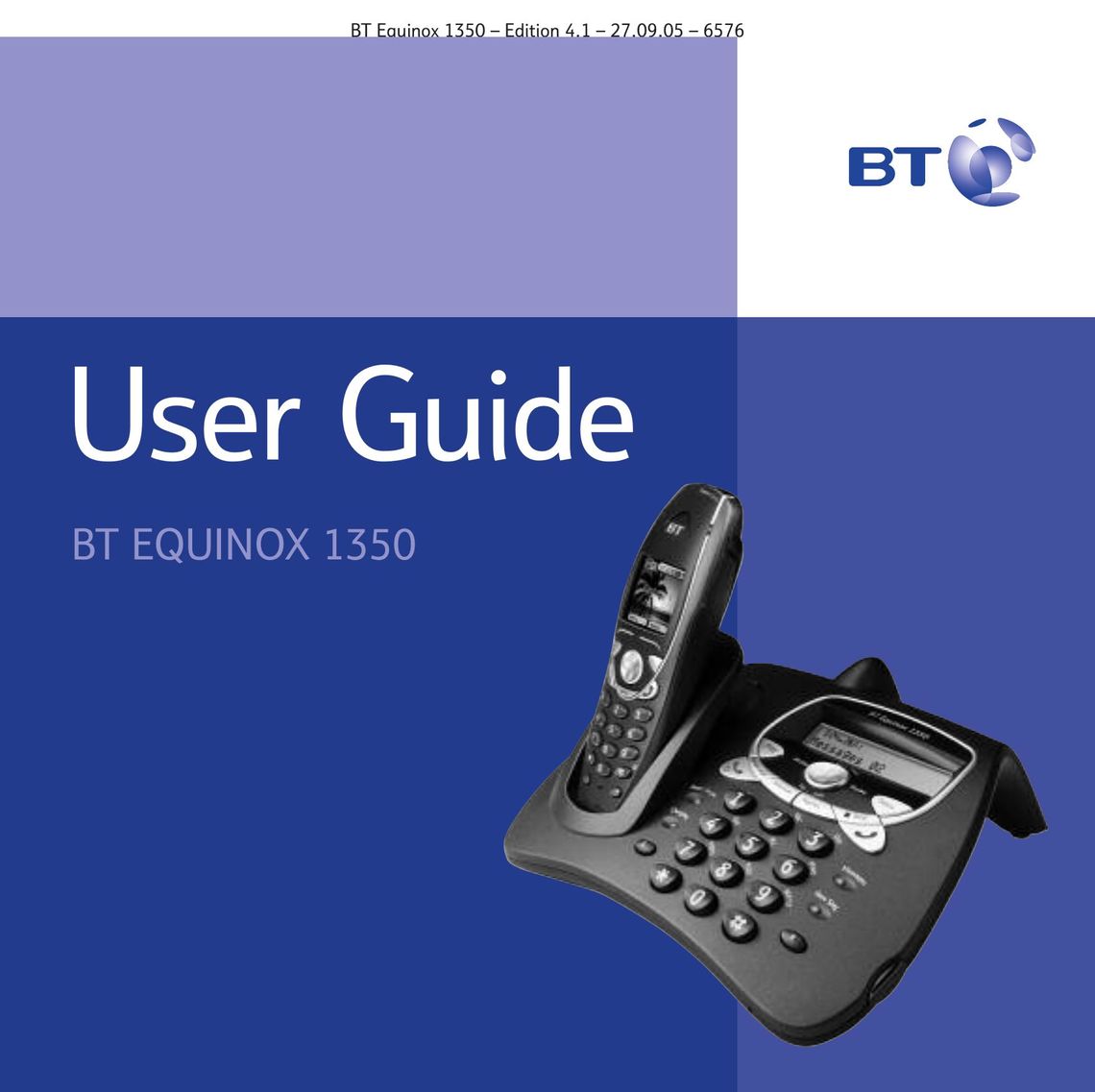 BT BT EQUINOX 1350 Answering Machine User Manual