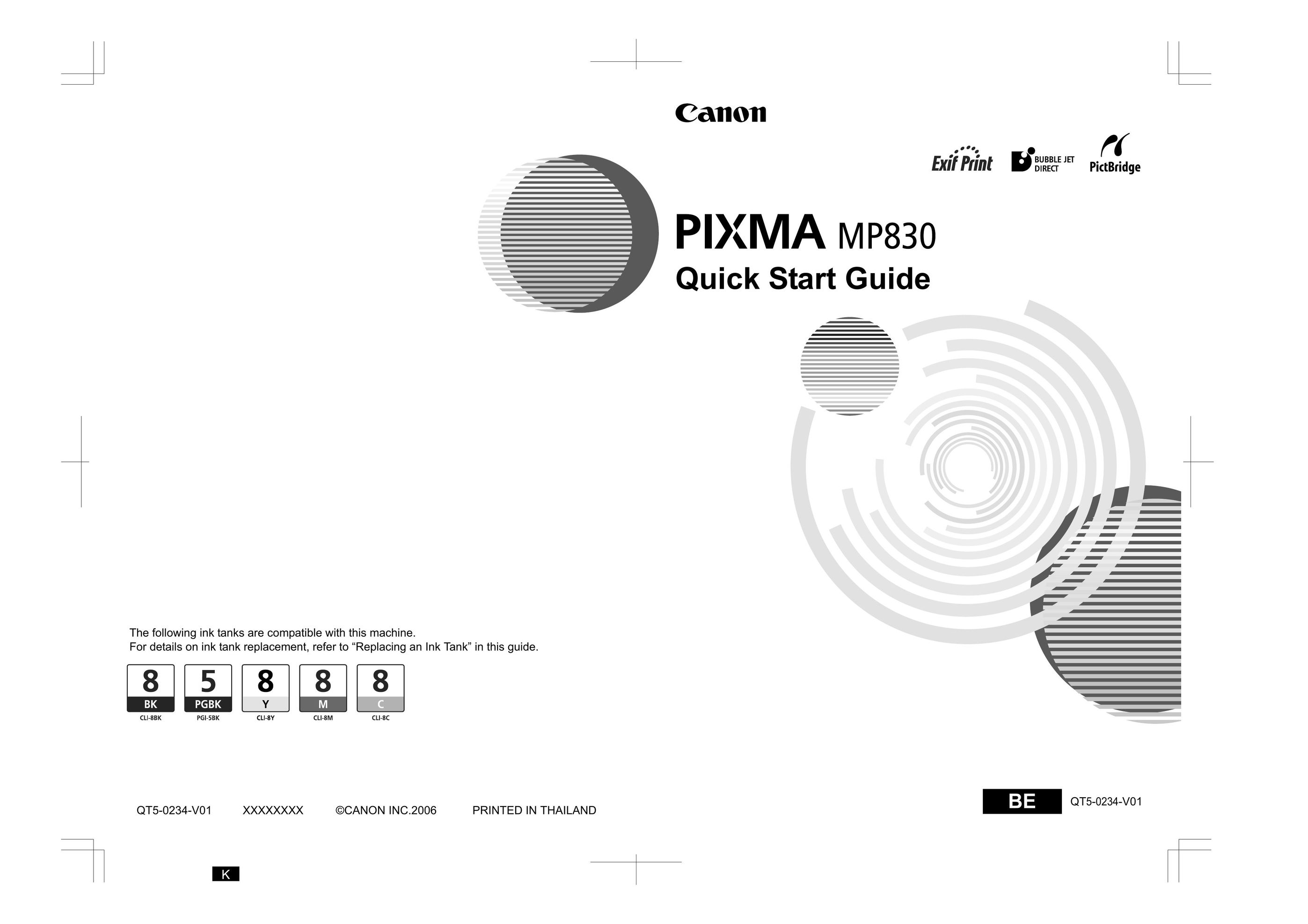 Canon PIXMA MP830 Answering Machine User Manual