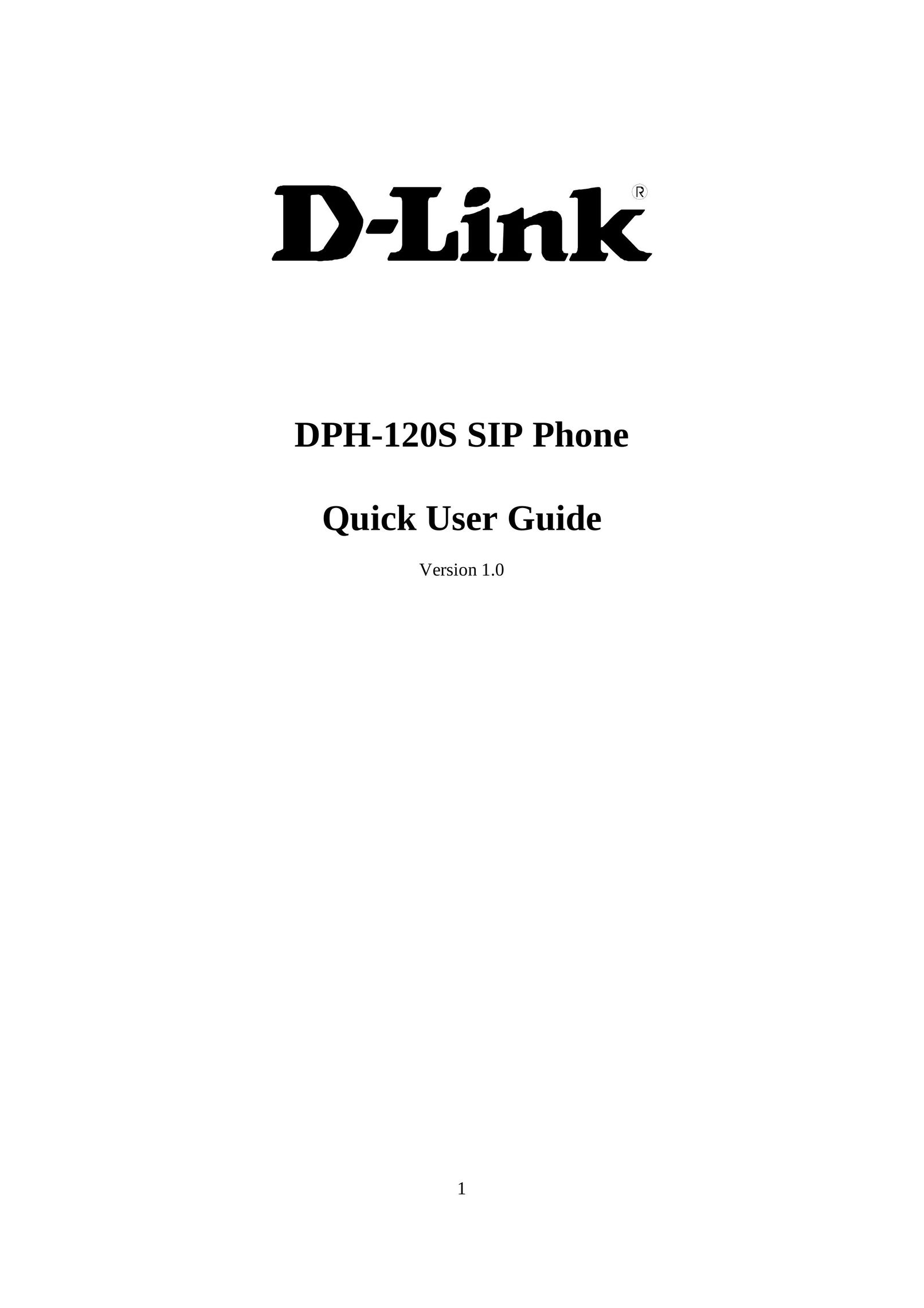 D-Link DPH-120S Answering Machine User Manual