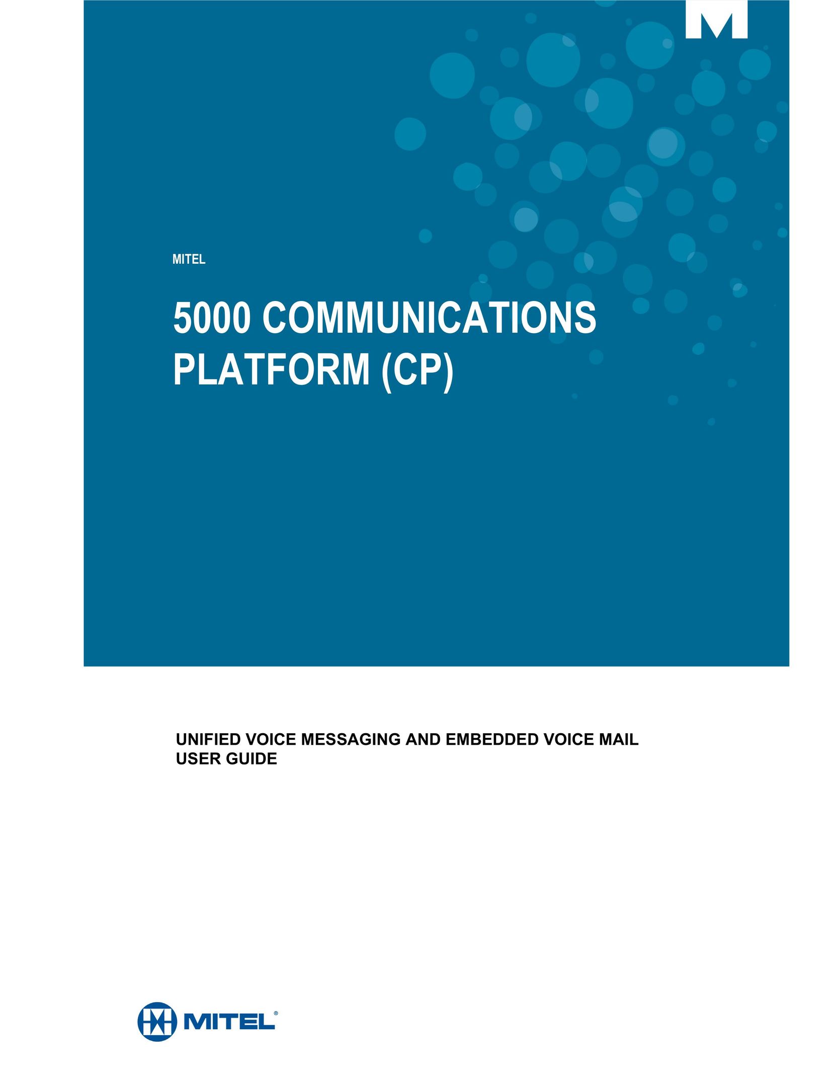 Mitel mitel 5000 communication platform Answering Machine User Manual