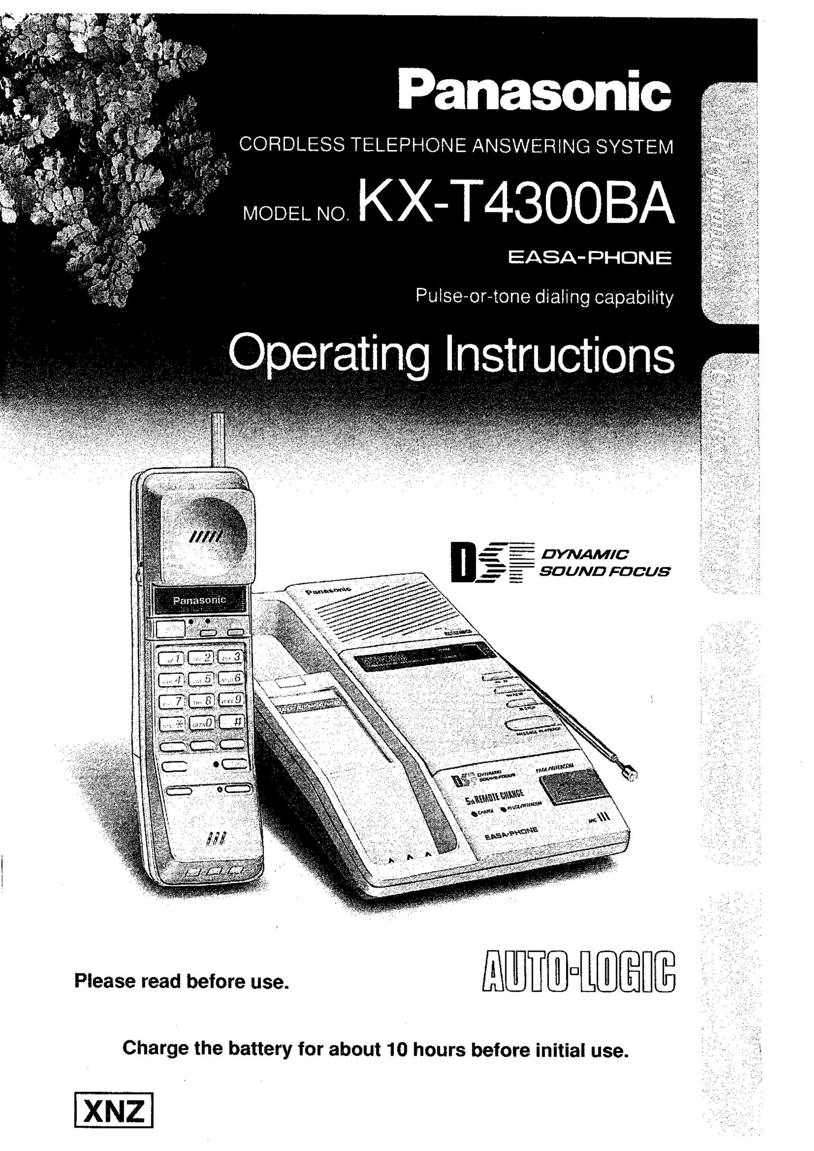 Panasonic KX-T4300BA Answering Machine User Manual