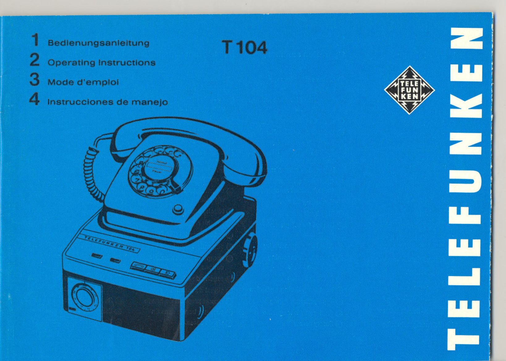 Telefunken t104 Answering Machine User Manual