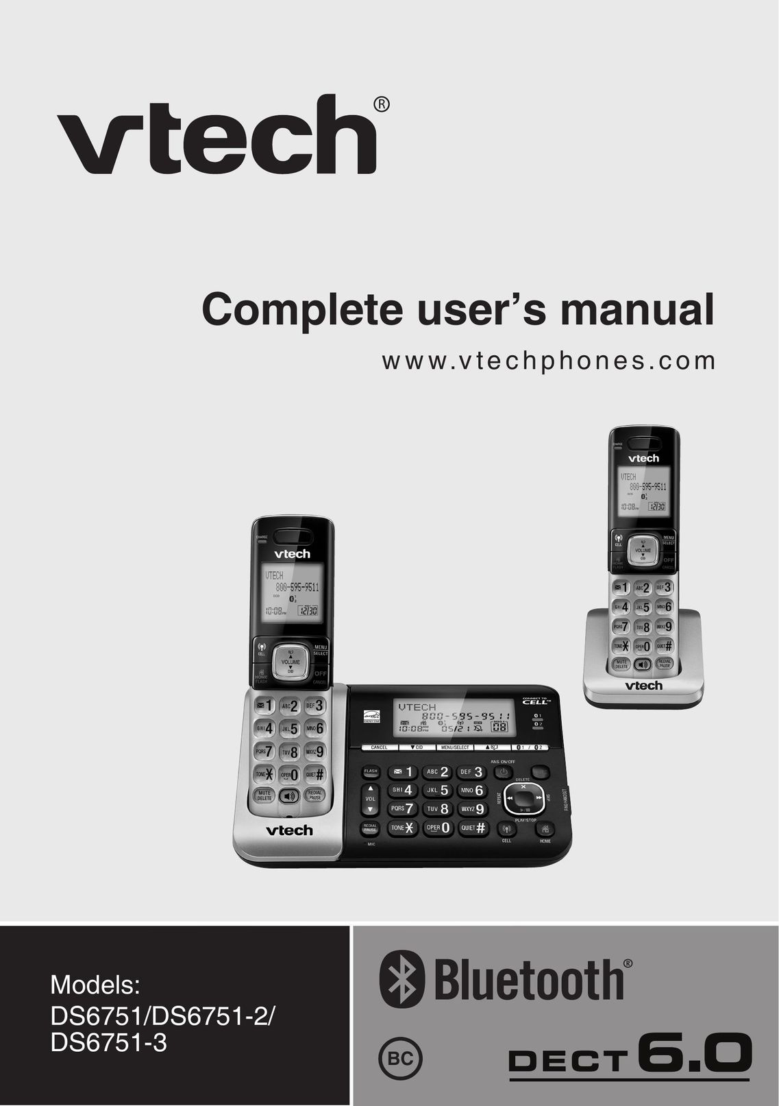 VTech dect 6.0 Answering Machine User Manual