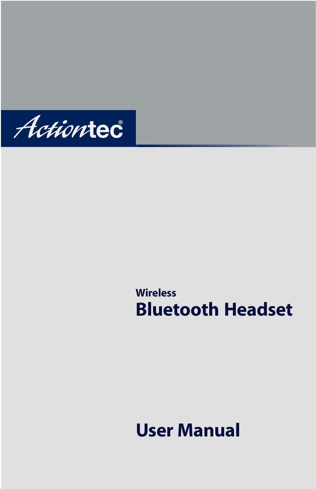 Actiontec electronic BTHS-6023 Bluetooth Headset User Manual