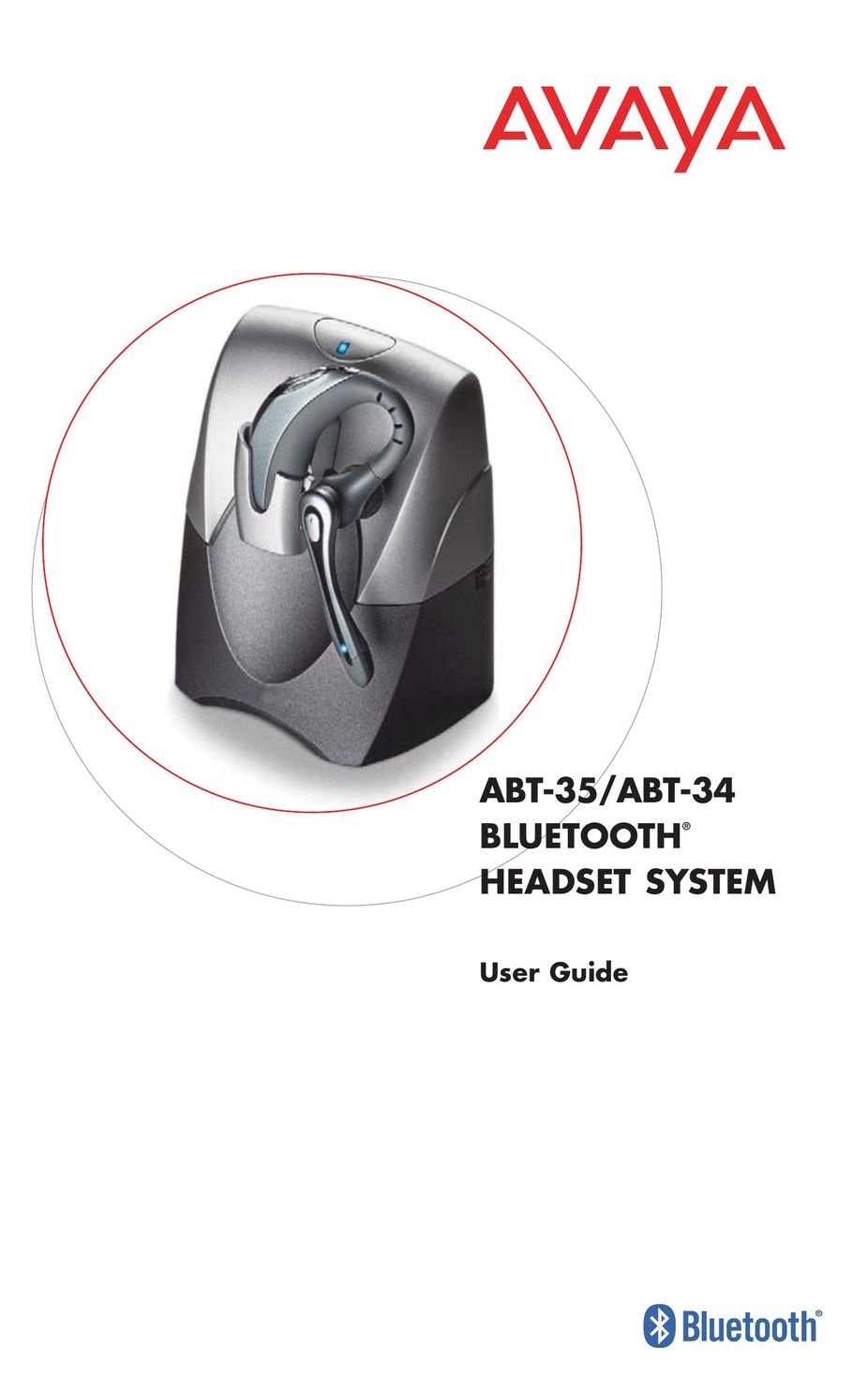 Avaya ABT-34 Bluetooth Headset User Manual