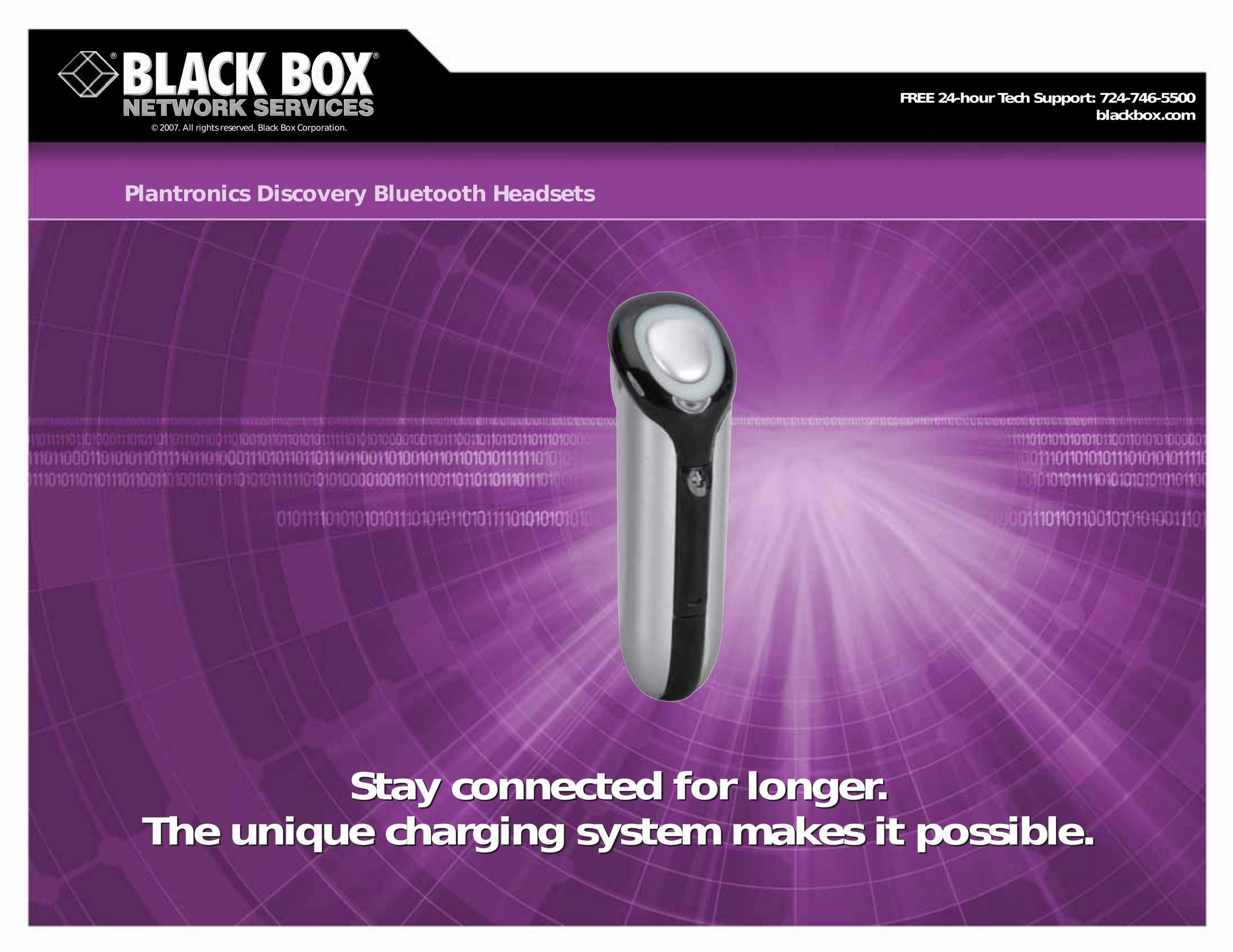 Black Box 640 Bluetooth Headset User Manual