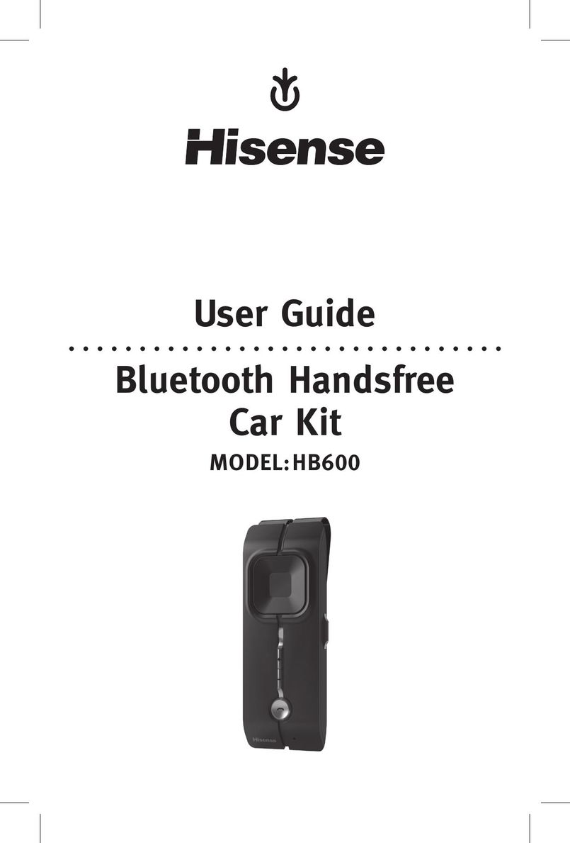 Hisense Group HB600 Bluetooth Headset User Manual