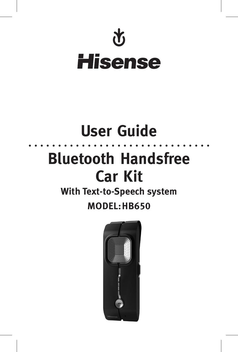 Hisense Group HB650 Bluetooth Headset User Manual