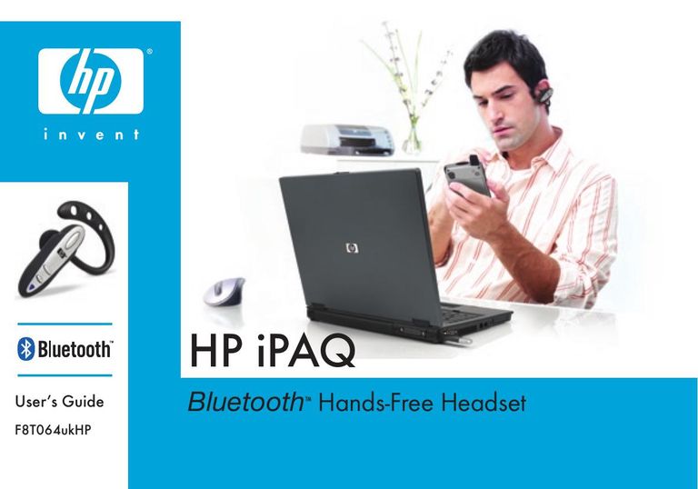 HP (Hewlett-Packard) F8T064UKHP Bluetooth Headset User Manual