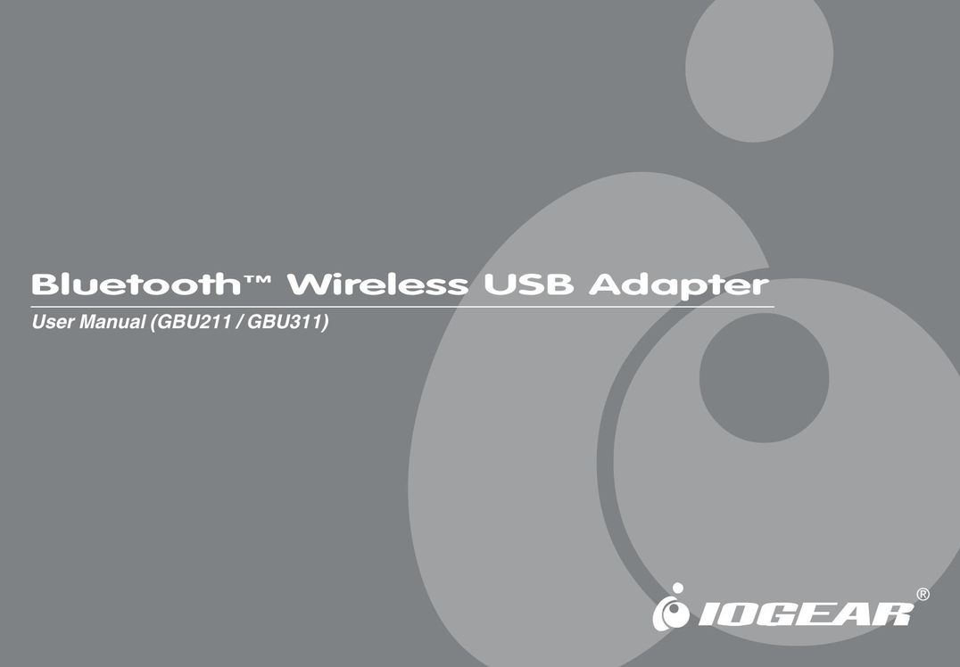IOGear GBU211 Bluetooth Headset User Manual