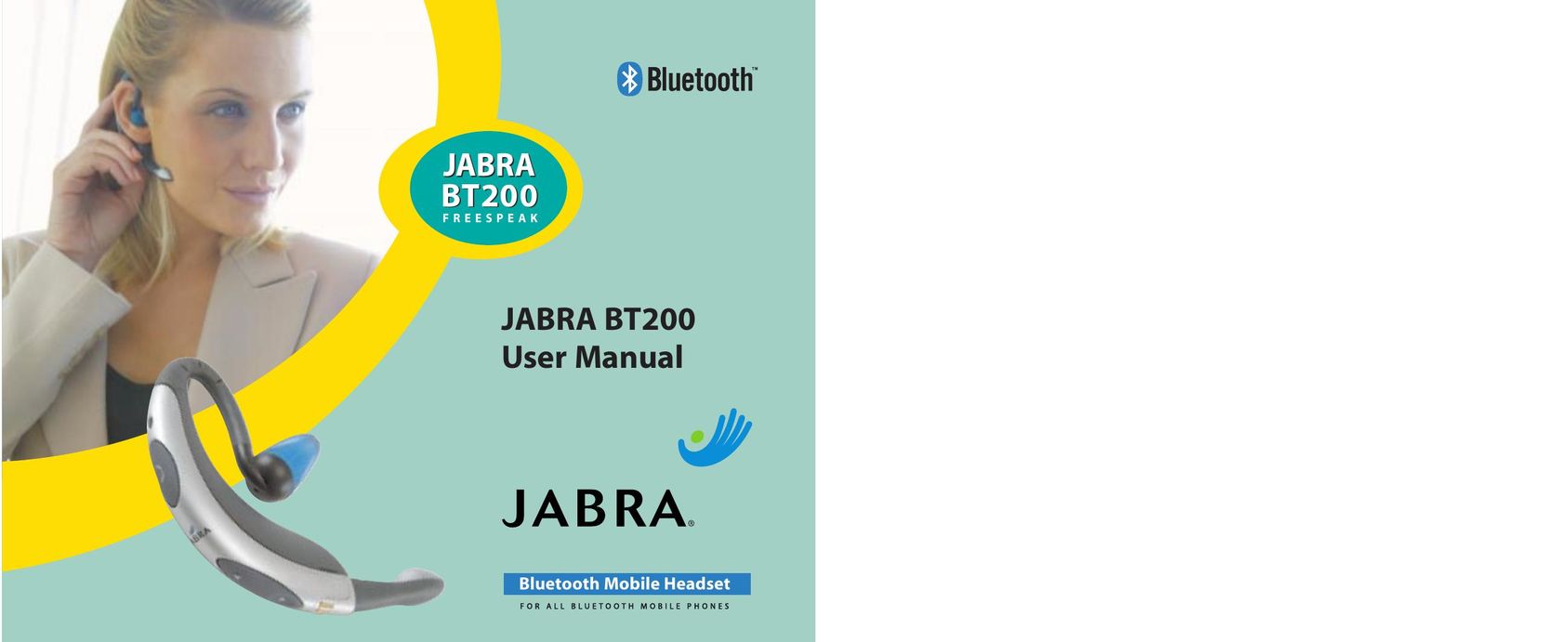 Jabra BT200 Bluetooth Headset User Manual