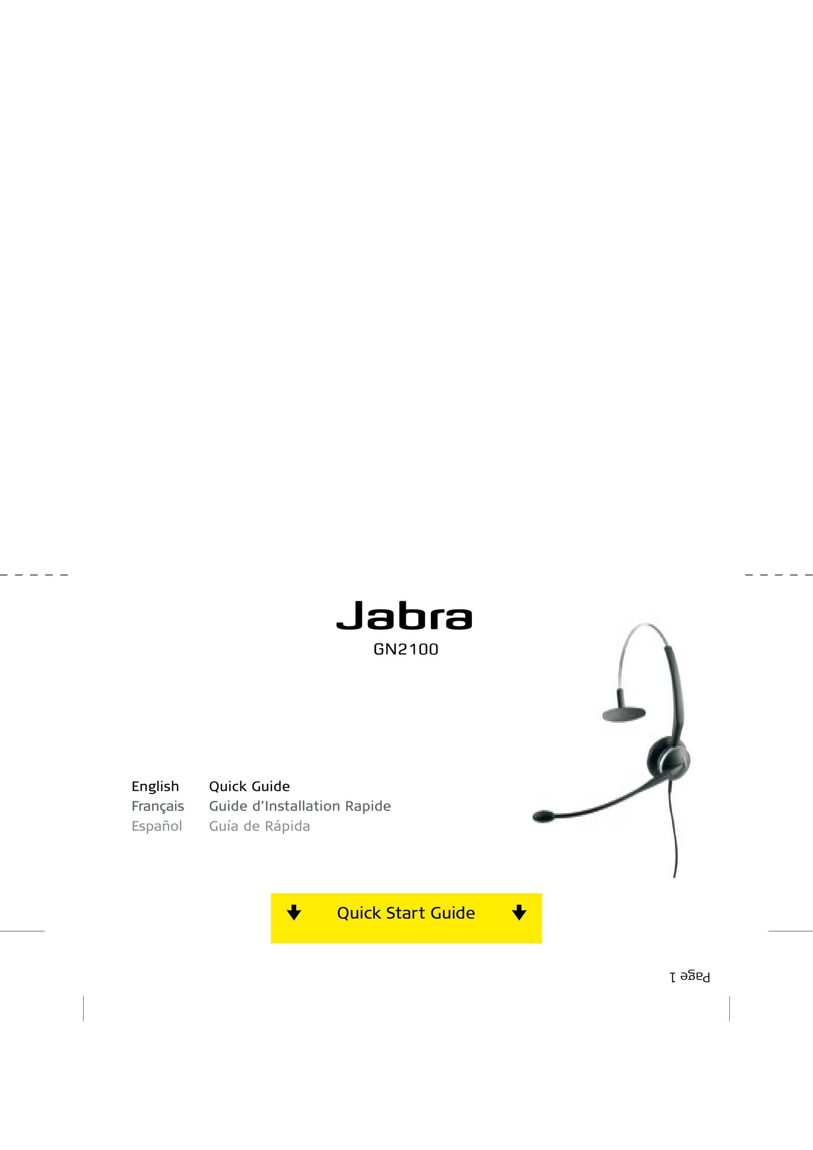 Jabra GN2100 Bluetooth Headset User Manual