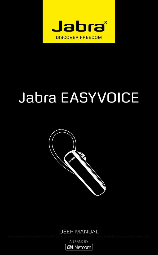 Jabra OTE4 Bluetooth Headset User Manual