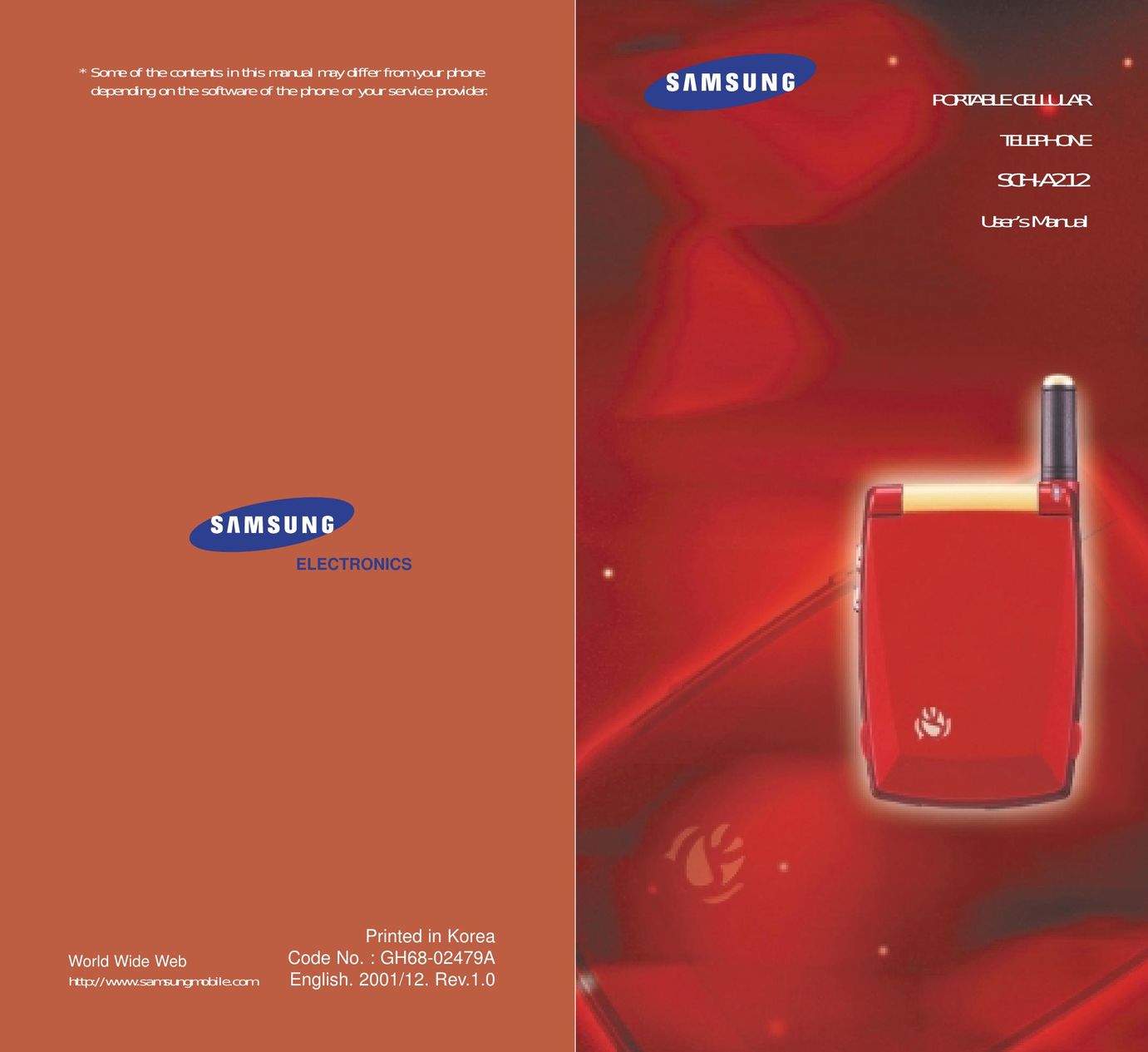 Samsung SCH-A212 Bluetooth Headset User Manual