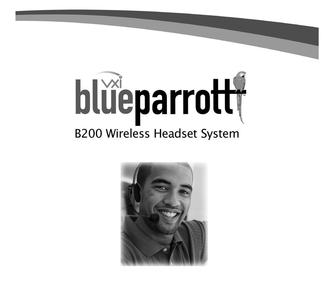 VXI B200 Bluetooth Headset User Manual