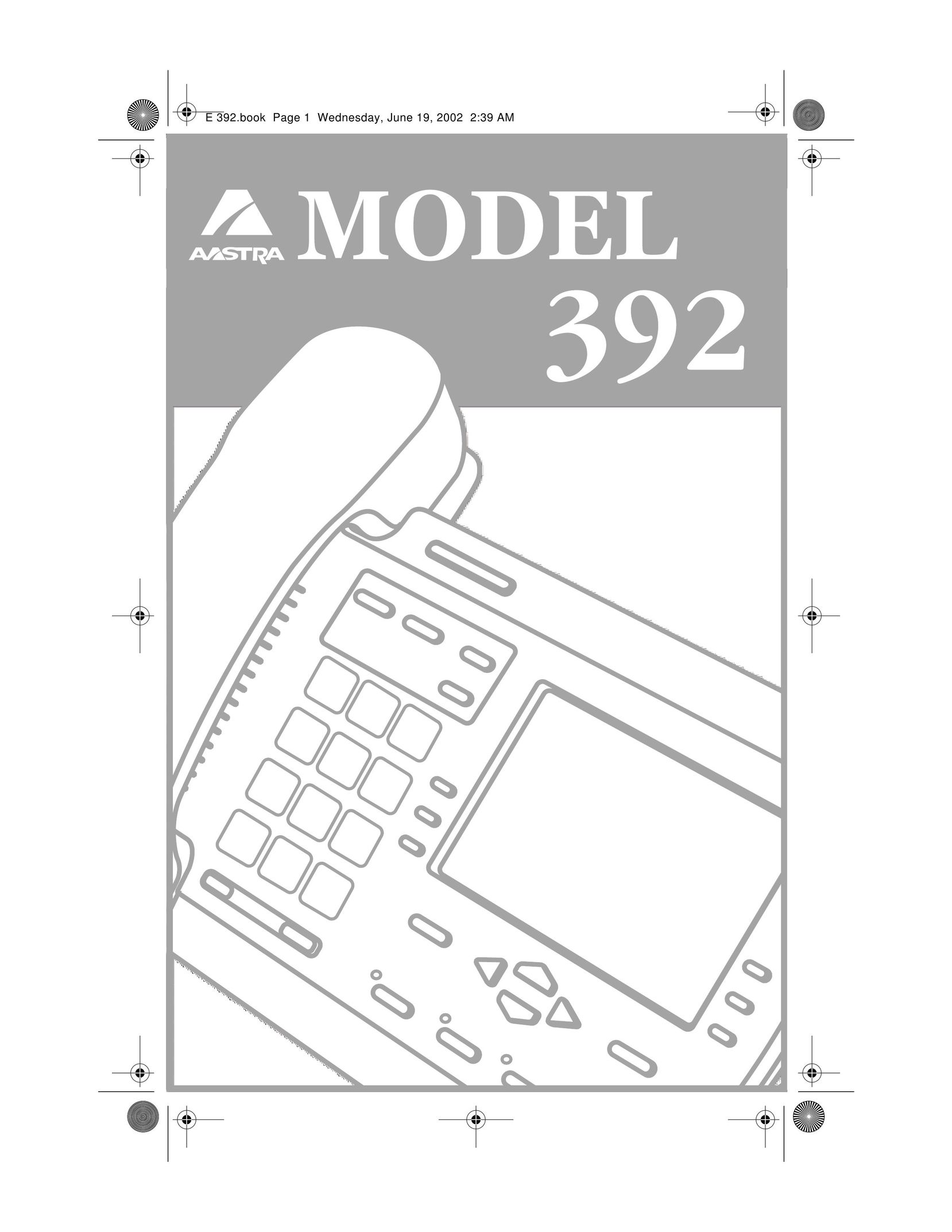 Aastra Telecom 392 Conference Phone User Manual