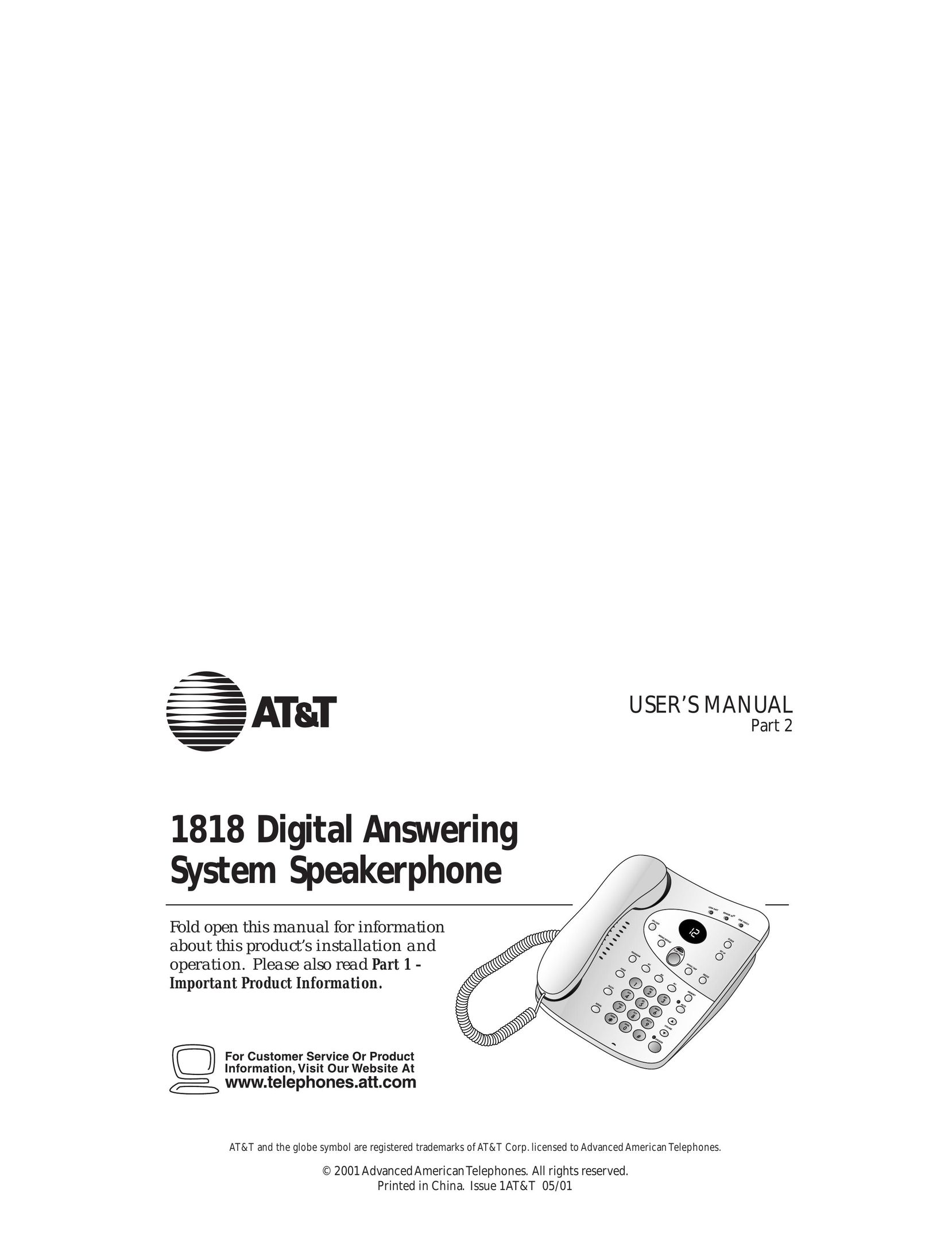 AT&T 1818 Conference Phone User Manual