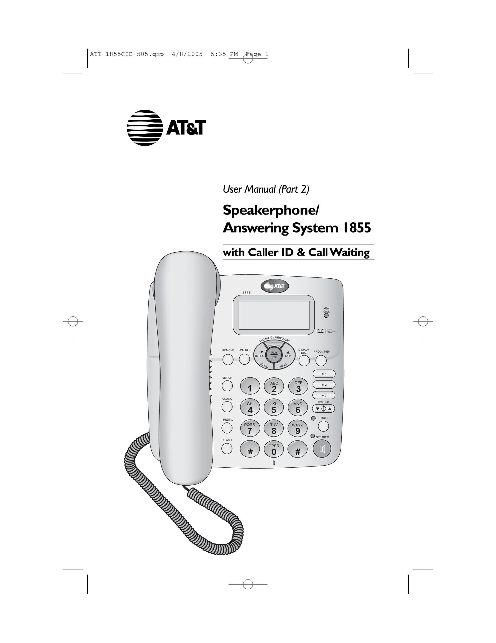AT&T 1855 Conference Phone User Manual