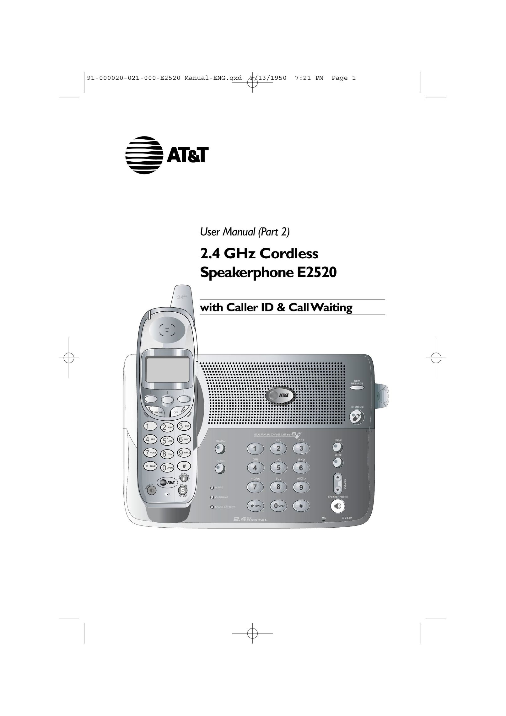 AT&T E2520 Conference Phone User Manual