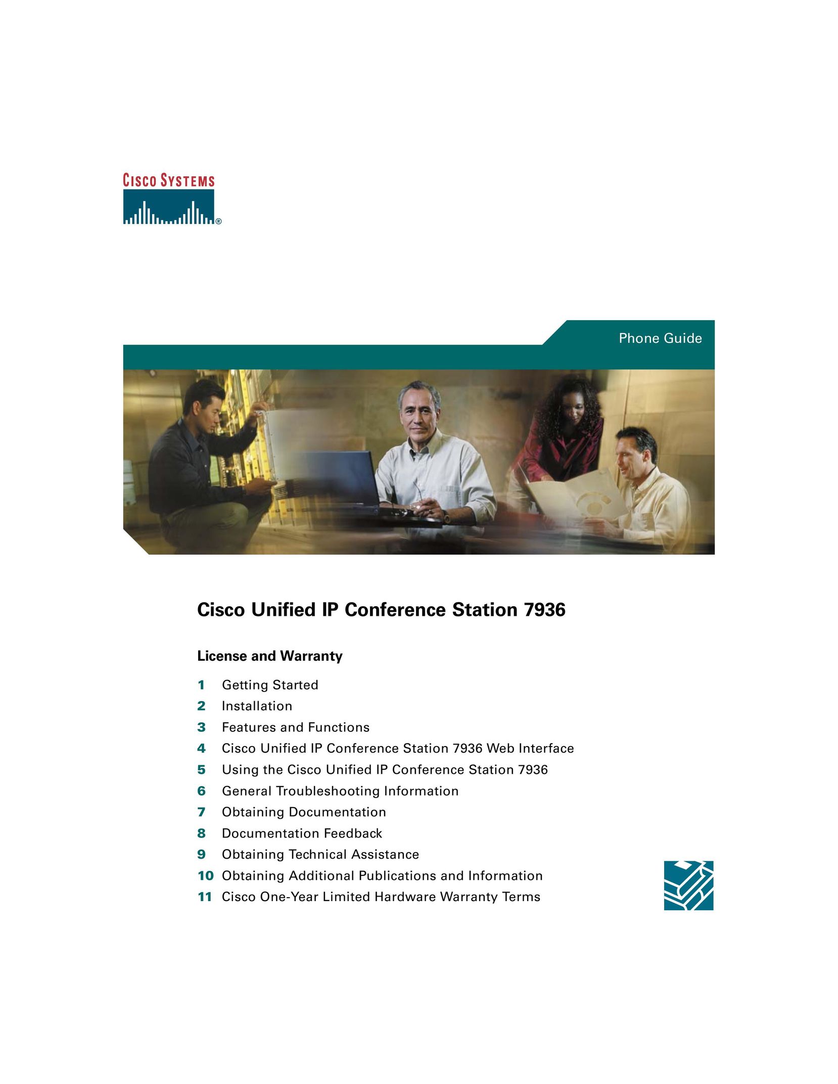 Cisco Systems CP7936RF Conference Phone User Manual